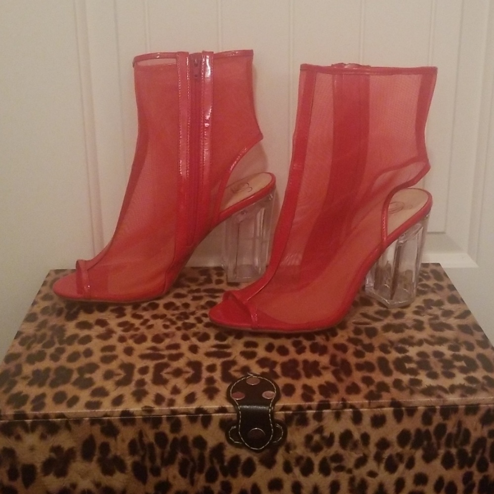 Red booties